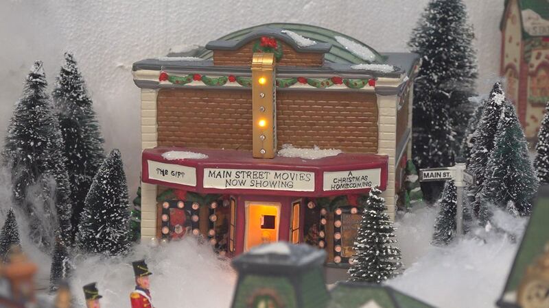 Christmas Town is 130 structures in all and features everything from kids having a snowball...