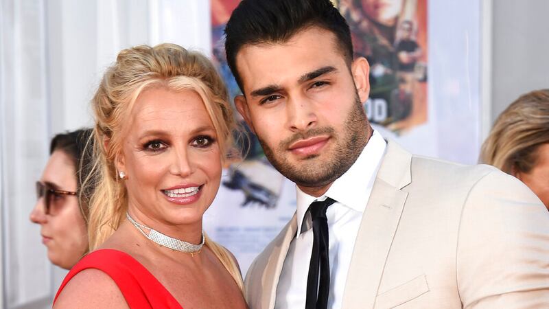 FILE PHOTO - When she married longtime boyfriend Sam Asghari at her home on June 9, Alexander...