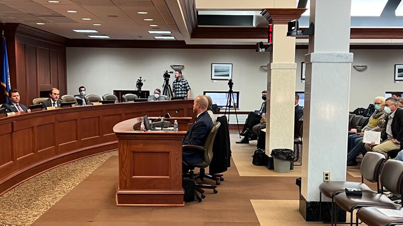 North Dakota Department of Criminal Investigations (DCI) agents Arnie Rumel and Joe Arenz...