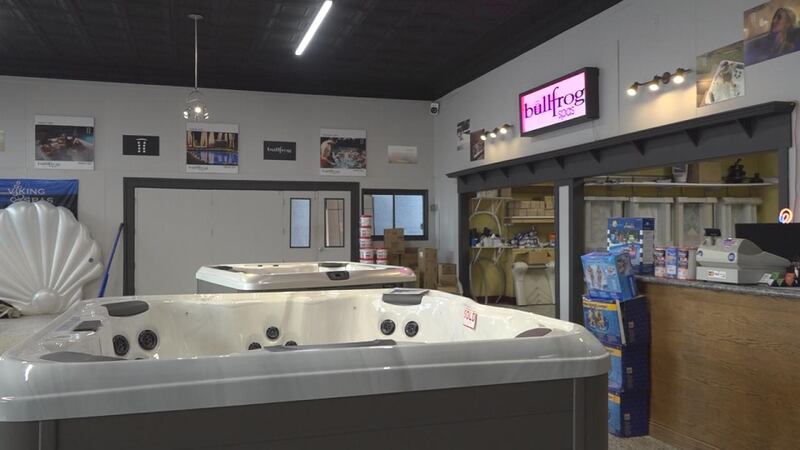 Backyard pool and spa sales increase amid pandemic.
