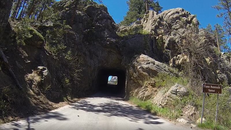 Doane Robinson Tunnel on Iron Mountain Road.