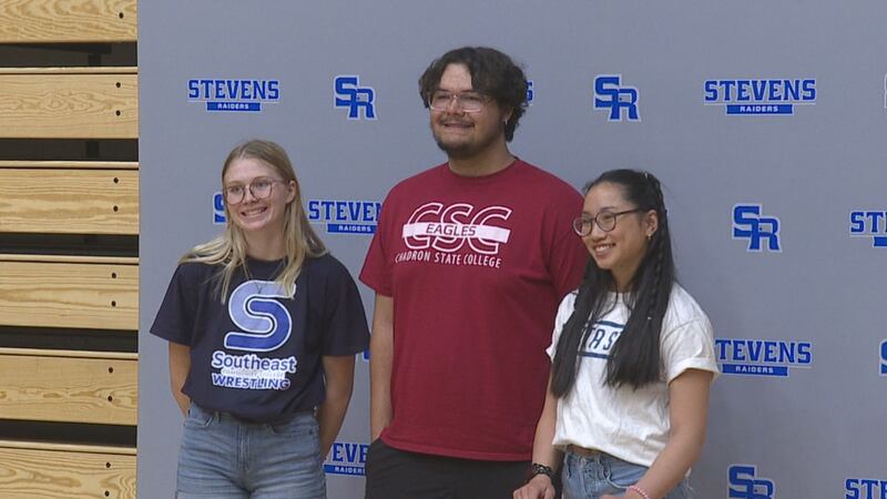 Sophie Brehm, Arell Lopez and Hope Bryant