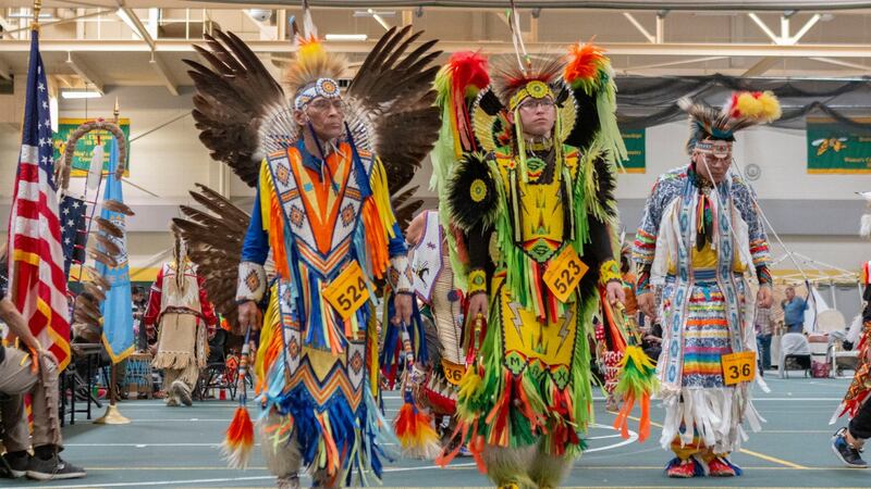 Wacipi students at Black Hills State University.