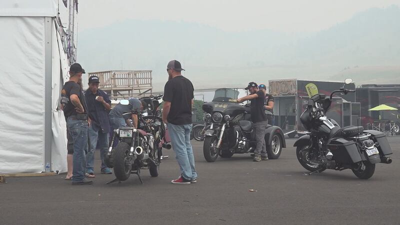 The parking lot of Black Hills Harley Davidson off Interstate 90 at Exit 55 hosts all sorts of...