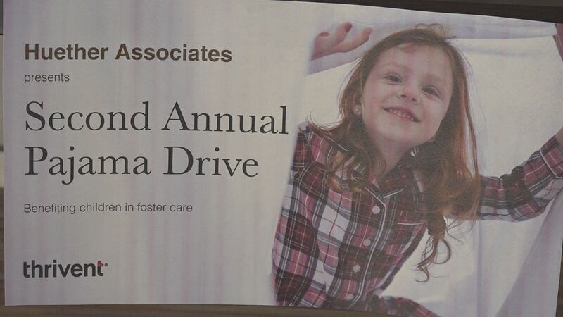 Thrivent is hosting it's second annual pajama drive to collect pajamas for children in foster...